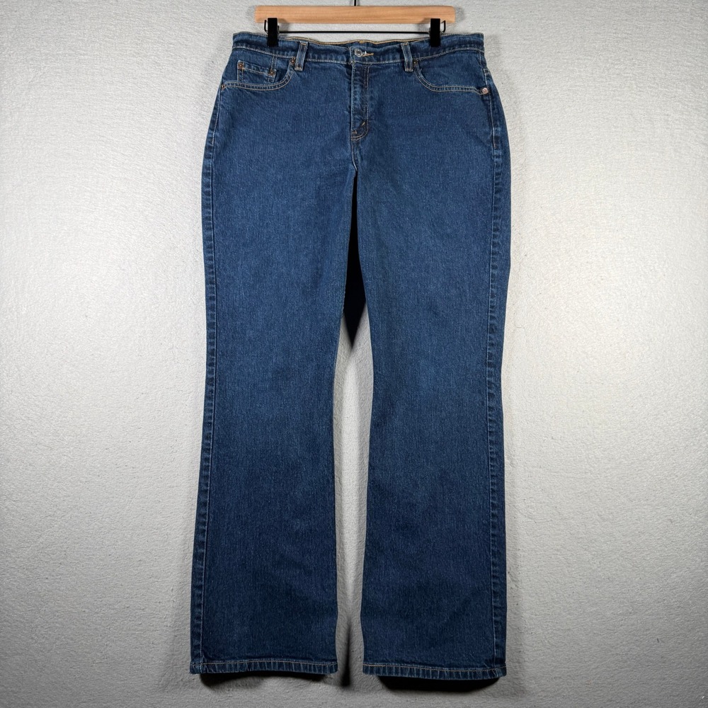 Vintage Levis 515 Boot Cut Lower Rise Jeans Womens 16 Medium Wash Blue Denim‎